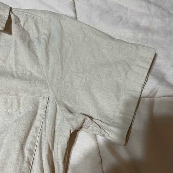 Abercrombie Short Linen Romper size medium - Picture 4 of 7